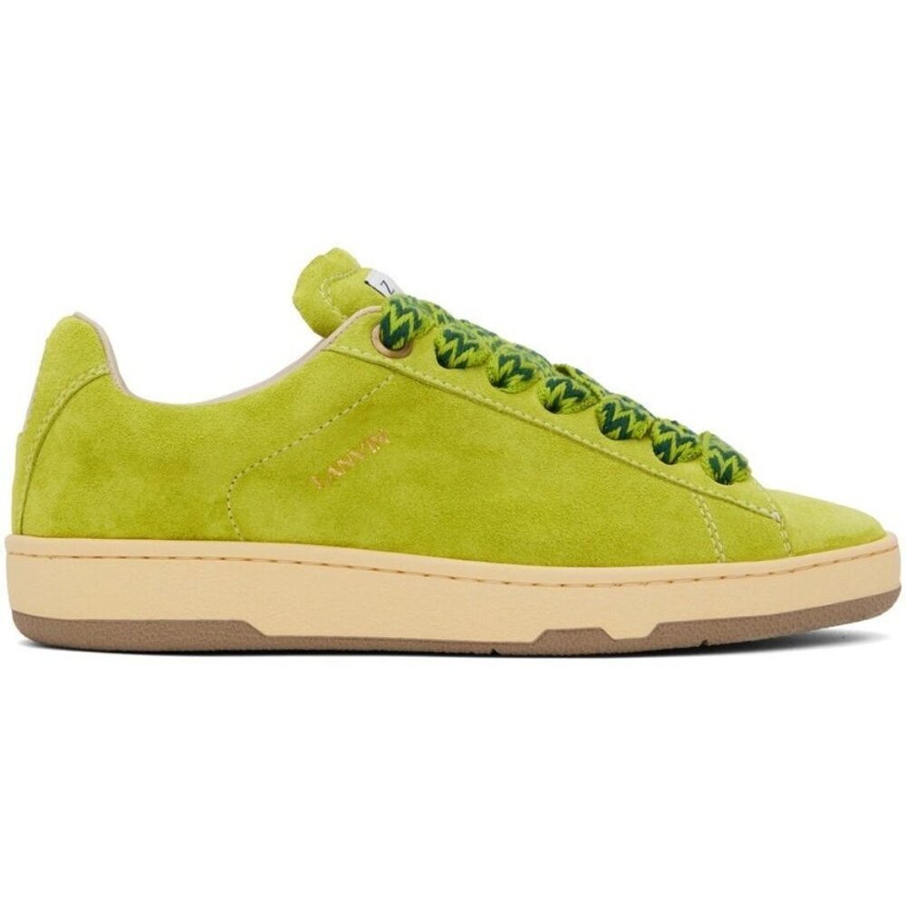 LANVIN Lite Curb Low Top Sneakers Asinth Green BNIB Size: 45 / 12 - Picture 4 of 11